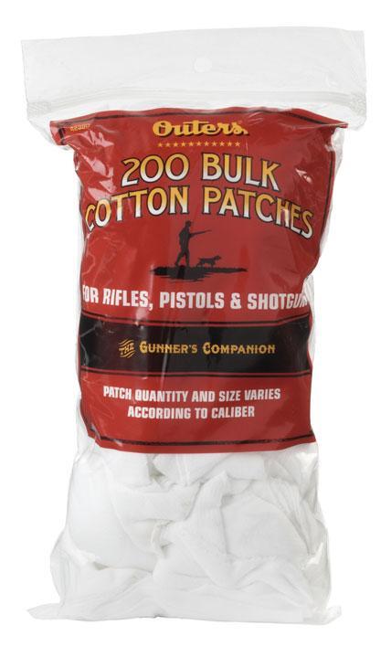 Outers 200-Count Bulk Cleaning Patches for All Firearm Sizes