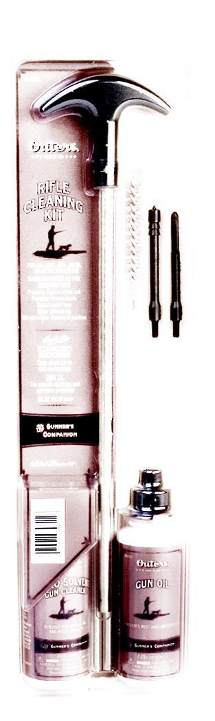 Outers .22 Caliber Brass Rifle Clamshell Cleaning Kit