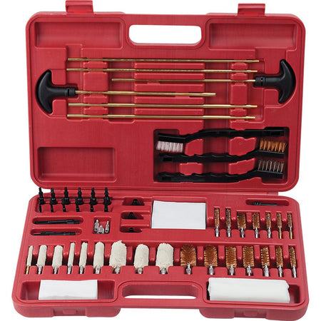 Outers Universal 62 Piece Firearm Cleaning Kit with Blow Molded Hard Case