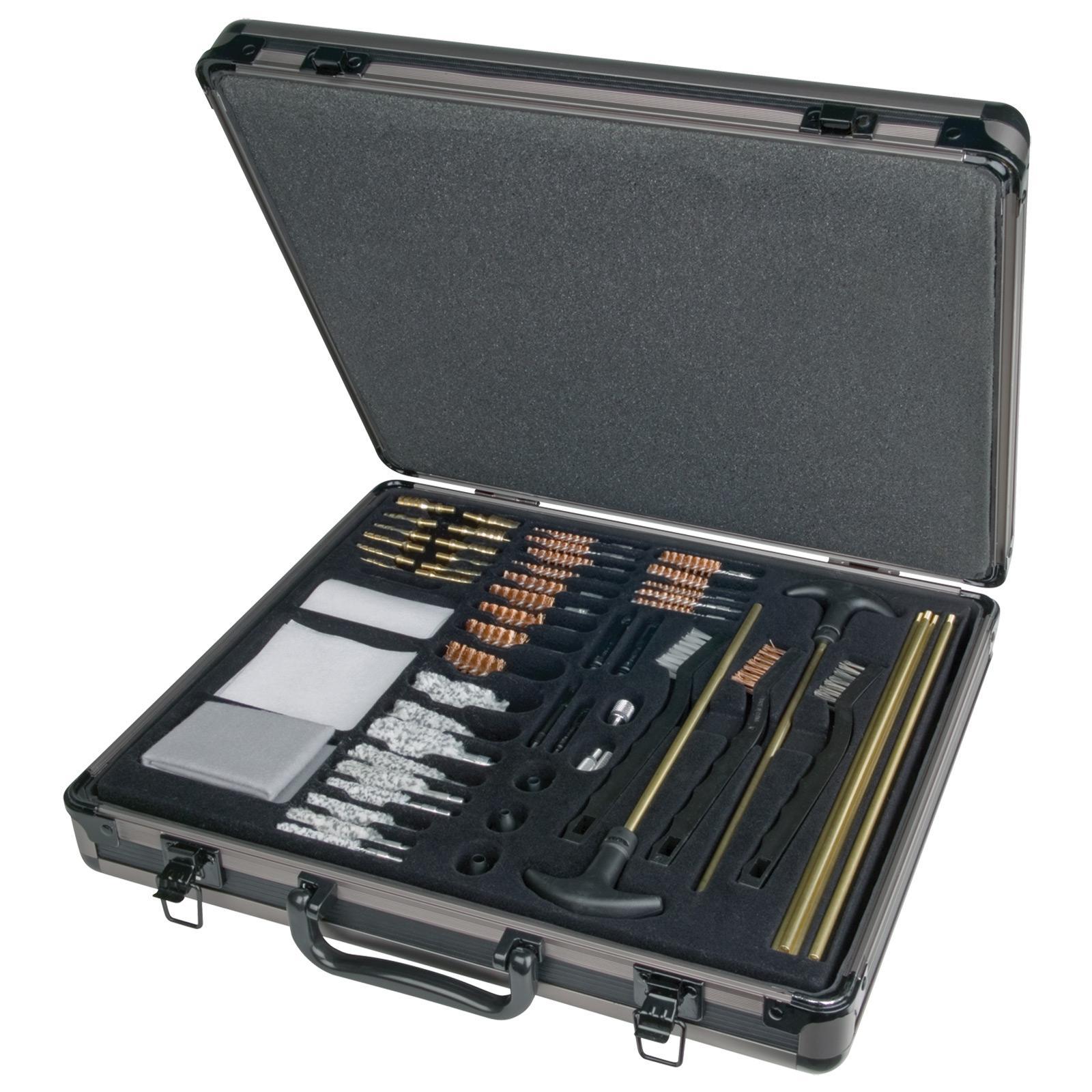 Outers 62 Piece Universal Gun Cleaning Kit Aluminum Case