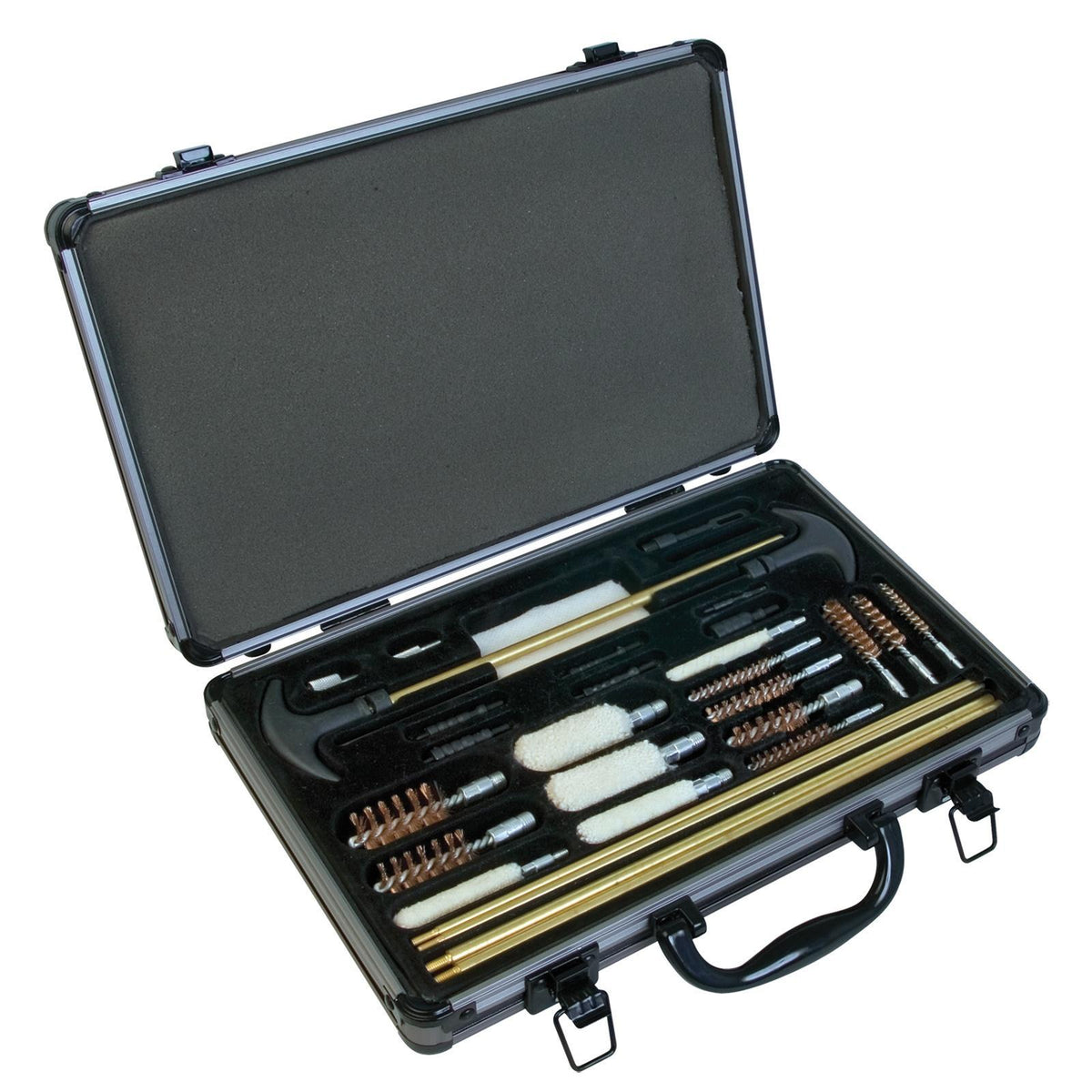 Outers 70091 32 Piece Universal Gun Cleaning Kit Aluminum Carrying Case