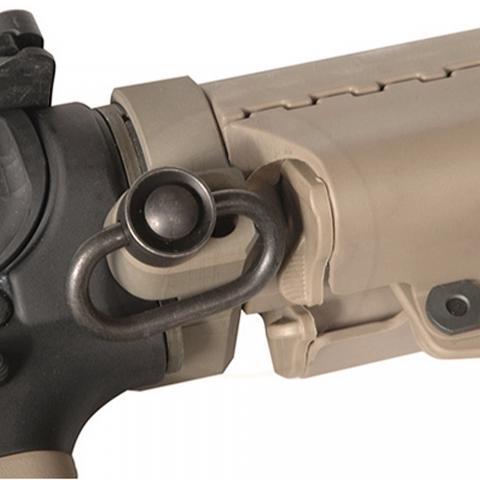Troy Industries PGRSA Ambidextrous QD Sling Mount Adapter - FDE