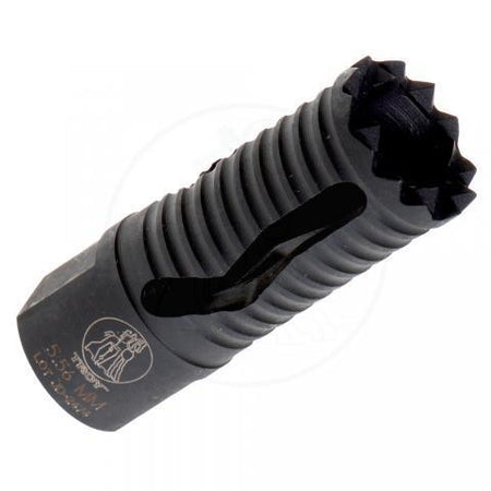Troy Medieval Flash Suppressor Black 5.56/.223 Half Inch 28 TPI Threaded
