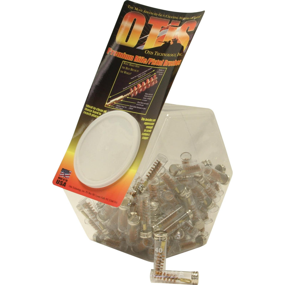 Otis .40 Cal Rifle and Pistol Cleaning Brush Canister 100 ct