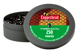 Crosman .177 Cal Pointed Lead Pellets 7.4 Grain 250ct Case of 12