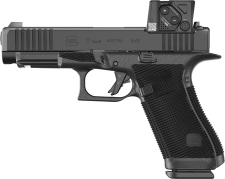 Glock G17 Gen6 w/Aimpoint Full Size 9mm Luger 17+1 4.49" Black Pistol Package