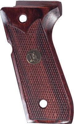 Pachmayr Renegade Beretta 92FS Rosewood Checkered Wood Laminate Grips