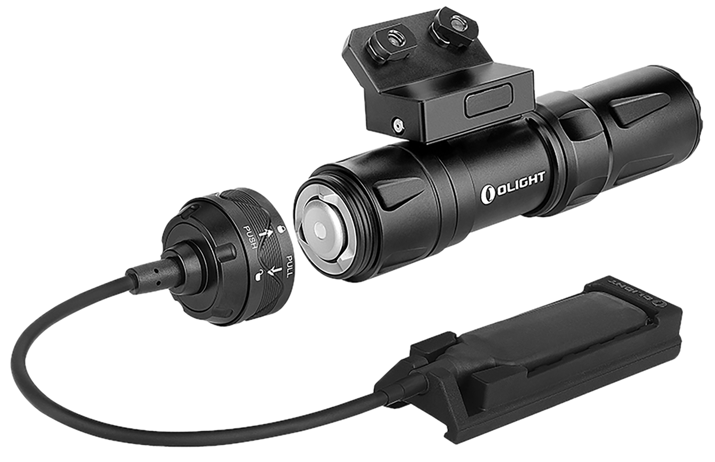 Olight ODINMINIBK Odin Mini 1,250 Lumen Weapon Light with Removable M-LOK Rail Mount