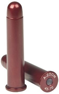 A-Zoom .45-70 Metal Snap Caps Aluminum Dummy Rounds 2/ct