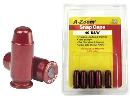 A-Zoom .40 S&W Aluminum Snap Caps 5/ct