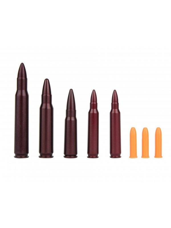 A-Zoom Aluminum Snap Cap Variety Pack Top Rifle Calibers 2-.223 3-.22 .308 30-06 7.62