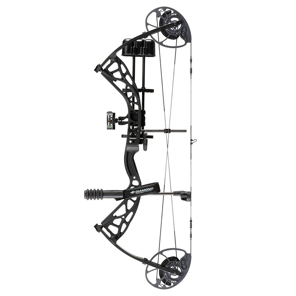 Diamond Archery Edge Max RH Compound Bow 20-70# Black Finish