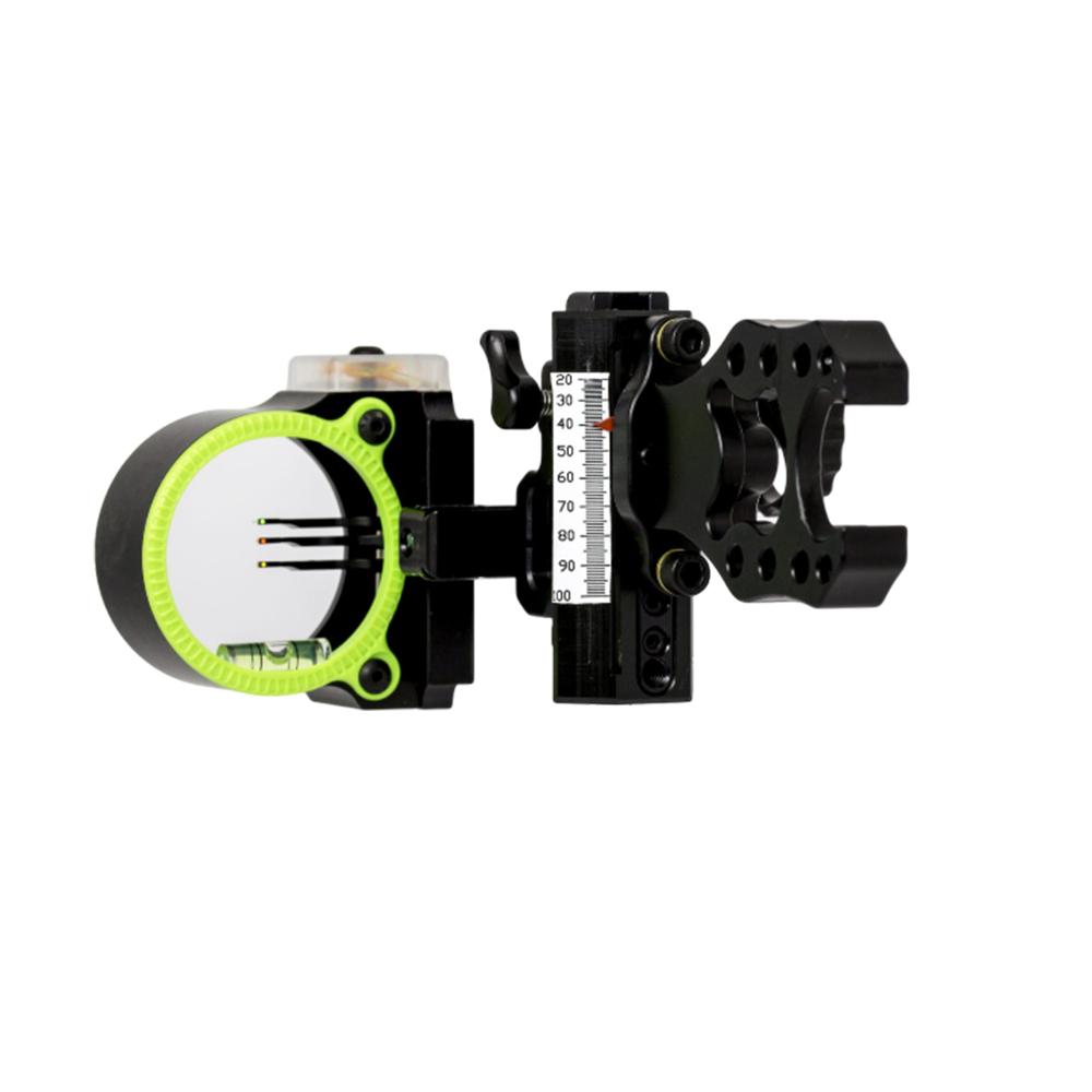 Black Gold Ascent Verdict Whitetail .019 3 Pin RH Bow Sight with PhotoChromatic Shell