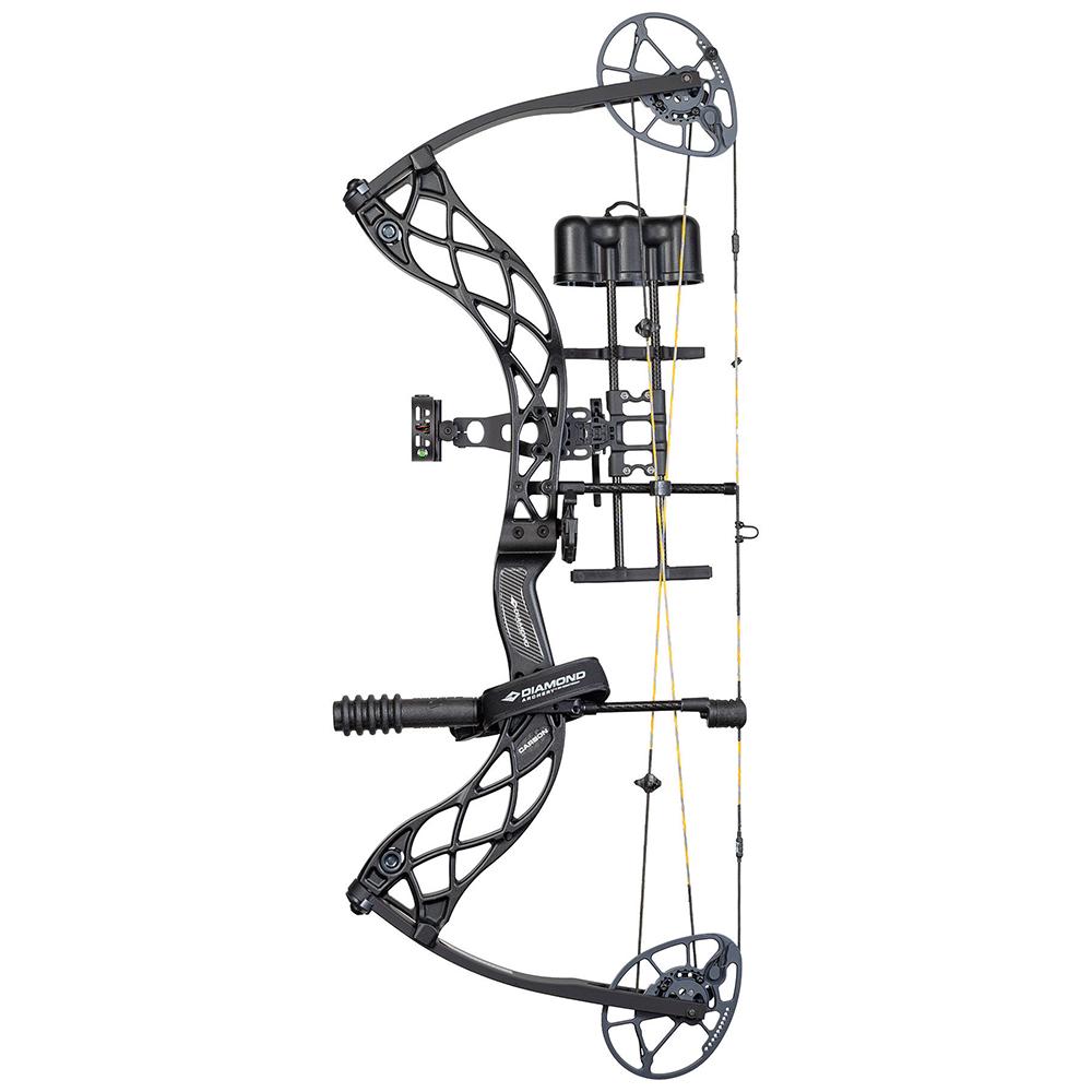Diamond Archery Deploy SB Compound Bow 70 LB Draw RH - RAK Package Black