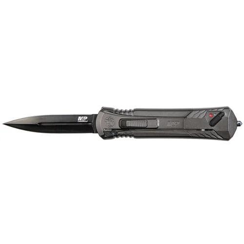 Smith & Wesson M&P OTF Spear Tip Knife 3.74" AUS-8 Blade Grey
