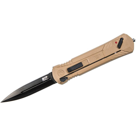 Smith & Wesson M&P OTF Automatic Knife Spear Tip 3-7/10" Blade FDE