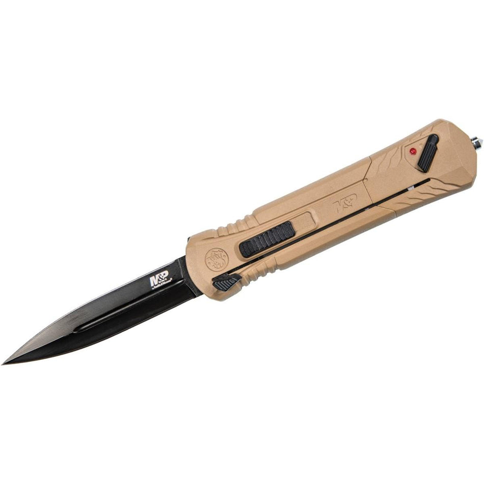 Smith & Wesson M&P OTF Automatic Knife Spear Tip 3-7/10" Blade FDE