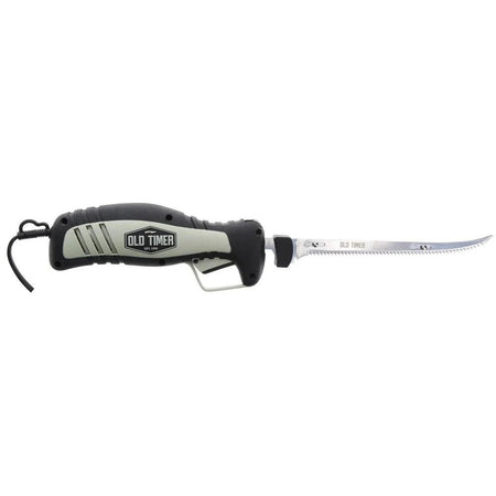Old Timer Electric Fillet Knife 8" Blade 110 Volt Black Grey