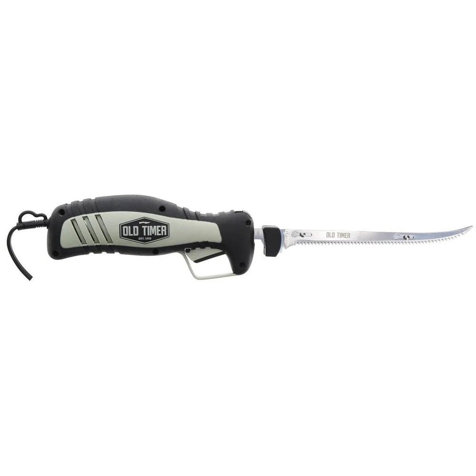 Old Timer Electric Fillet Knife 8" Blade 110 Volt Black Grey