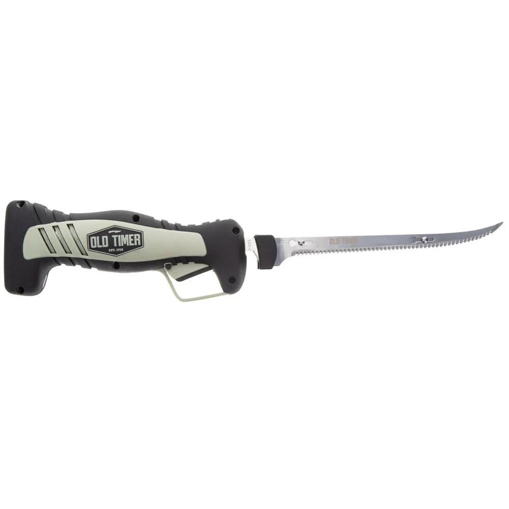 Old Timer Li-Ion Rechargeable Electric Fillet Knife 8" Black