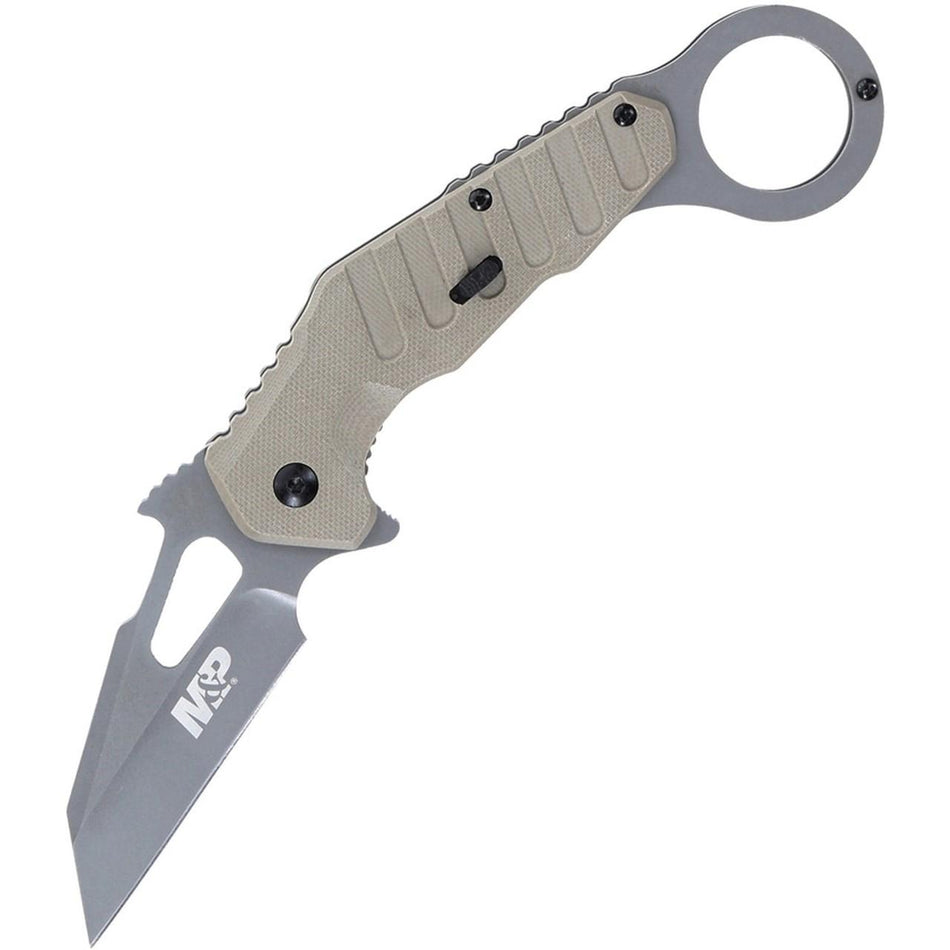 S&W M&P Extreme Ops FDE Karambit Knife with 3" Blade