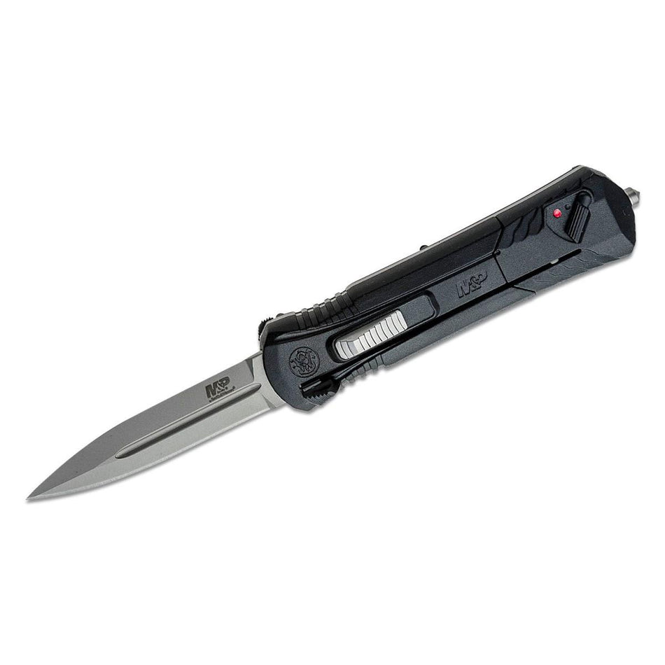 Smith & Wesson M&P MPOTF10 OTF Knife 3.5" Spear Point Blade Black Finish