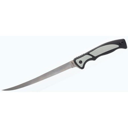 Old Timer Trail Boss 7-1/2" Fillet Knife Black Grey Handle