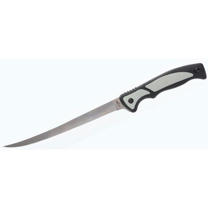 Old Timer Trail Boss 7-1/2" Fillet Knife Black Grey Handle