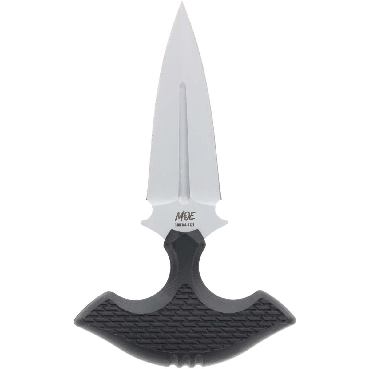 Schrade Delta Series MOE 3-1/4" Fixed Blade Dagger Knife, Black