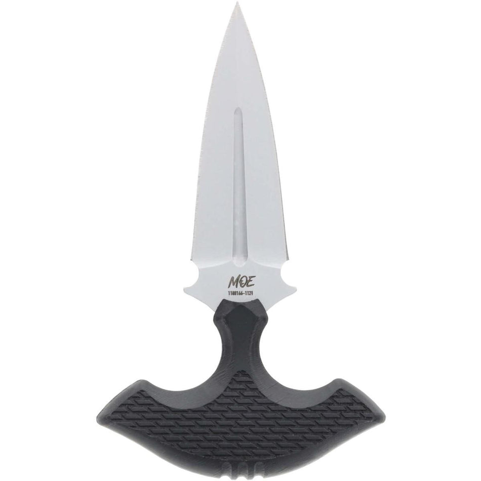 Schrade Delta Series MOE 3-1/4" Fixed Blade Dagger Knife, Black