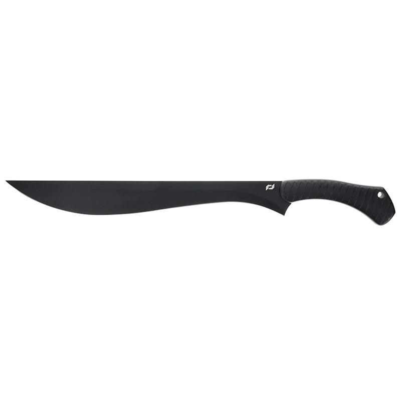 Schrade Decimate 16.25in Brush Sword Machete Black Rubber Handle