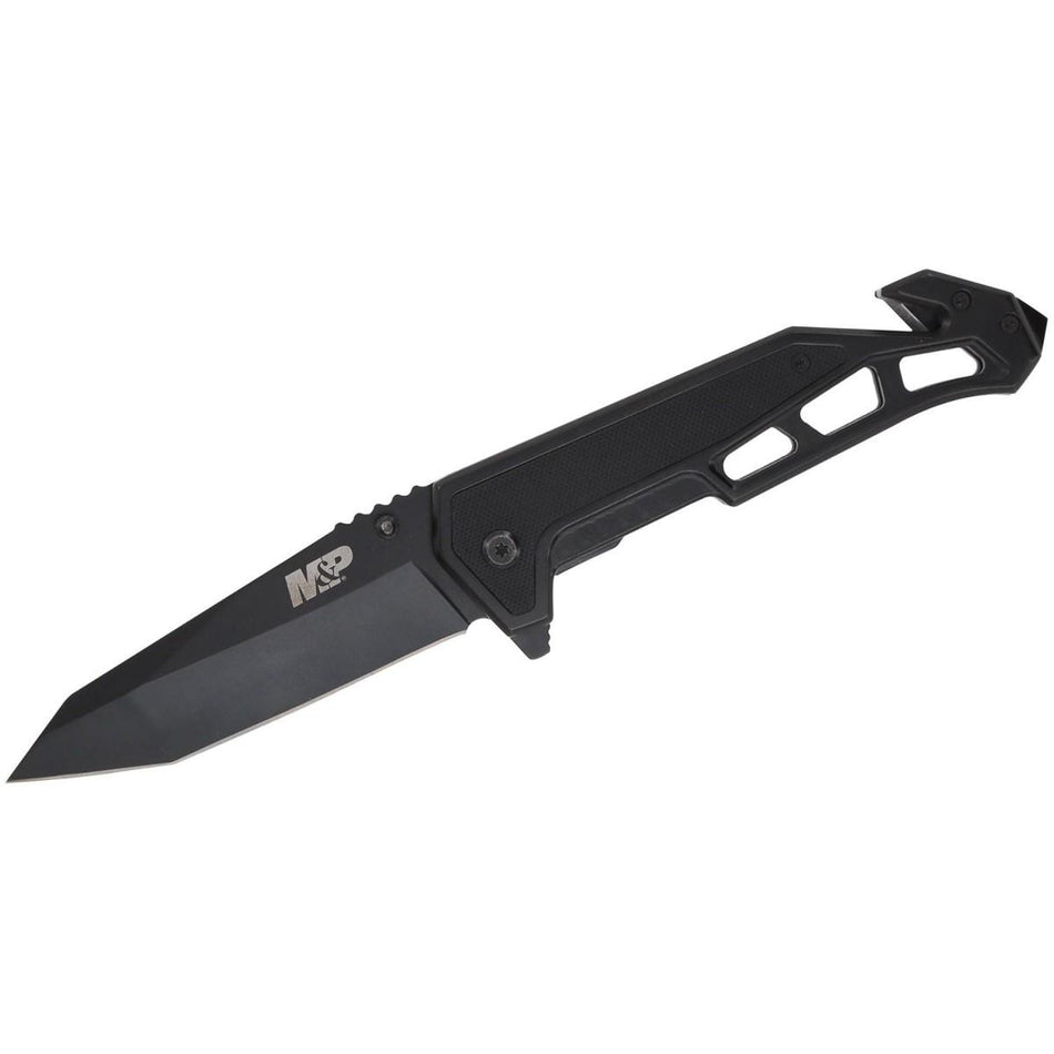 S&W M&P Border Guard 4 Inch Spring-Assisted Folding Knife Black