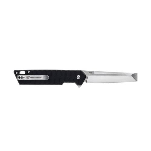 Smith & Wesson 24/7 Spring Assist Folding Cleaver 3.25 Inch Black