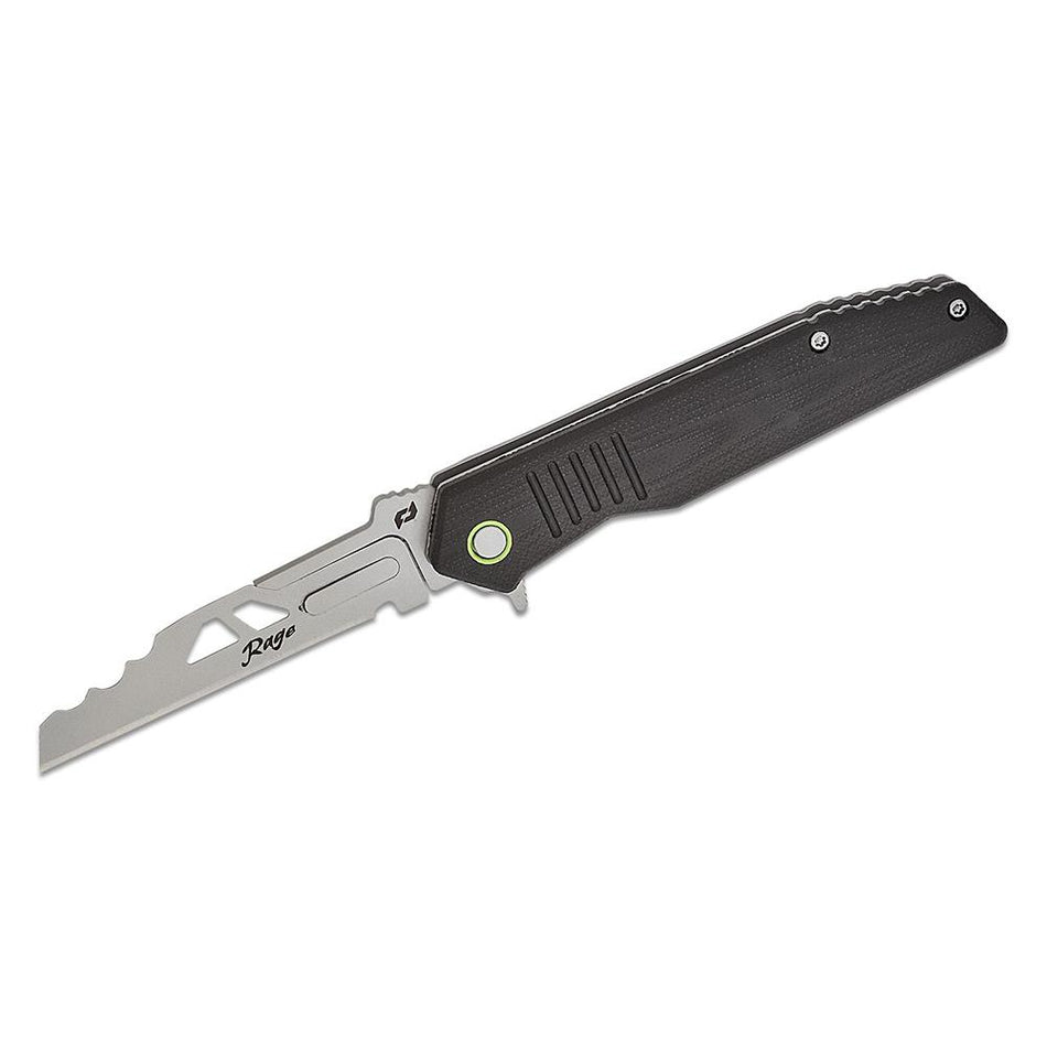 Schrade Nitro Enrage 7 Folding Knife 2-1/2" Replaceable Utility Blade Black