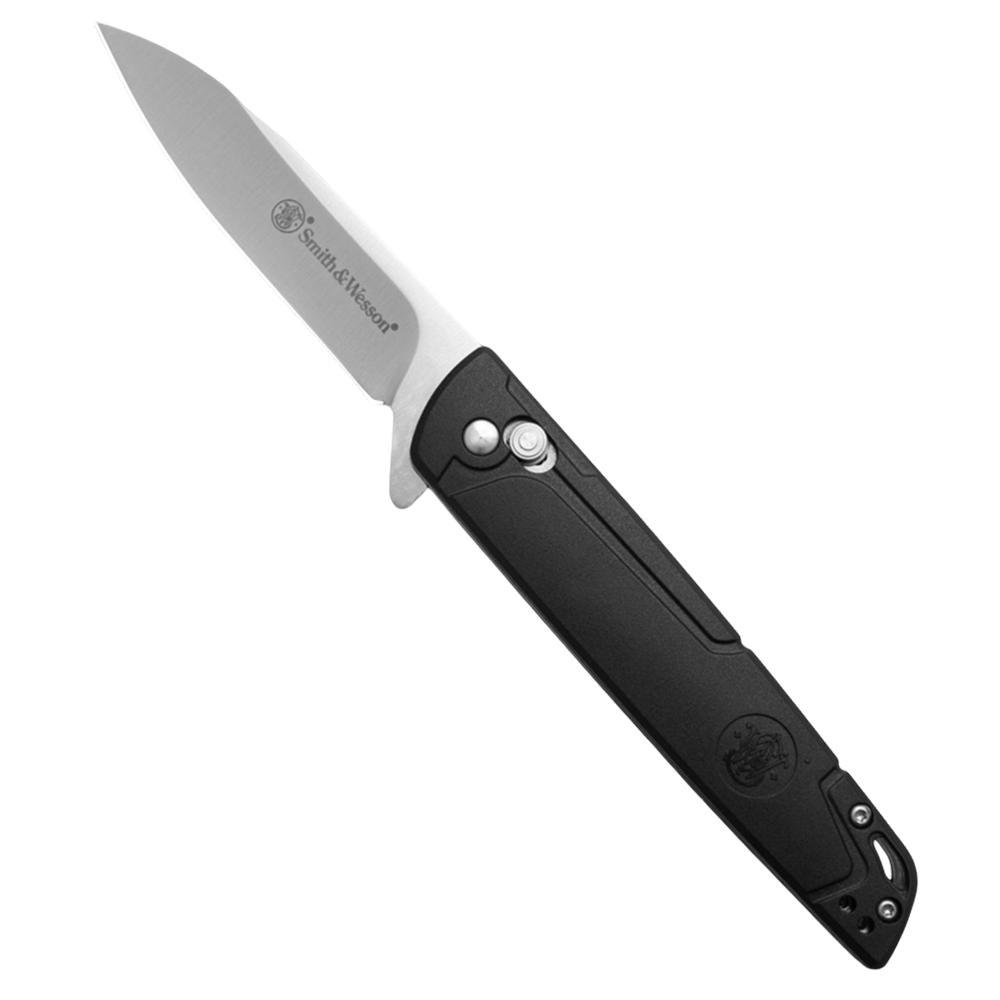 Smith & Wesson 24/7 Crossbar Lock Folding Knife 3-1/4" Black