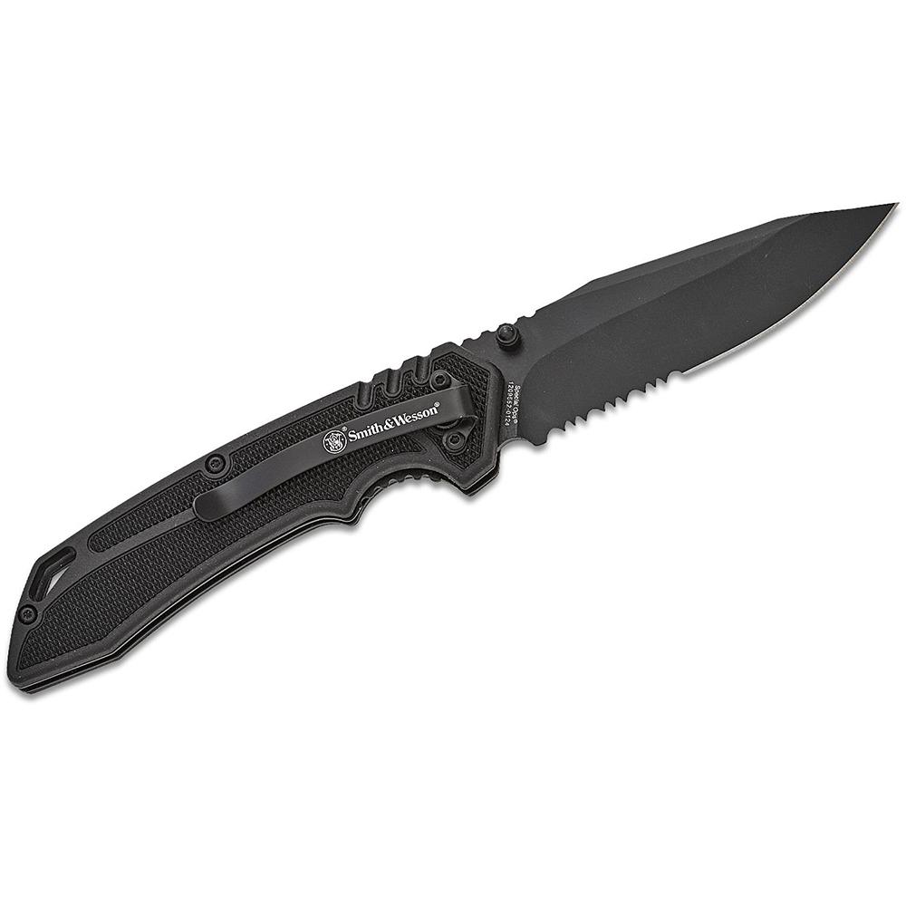 Smith & Wesson Special Ops 3.5" Clip Point Folding Pocket Knife Black