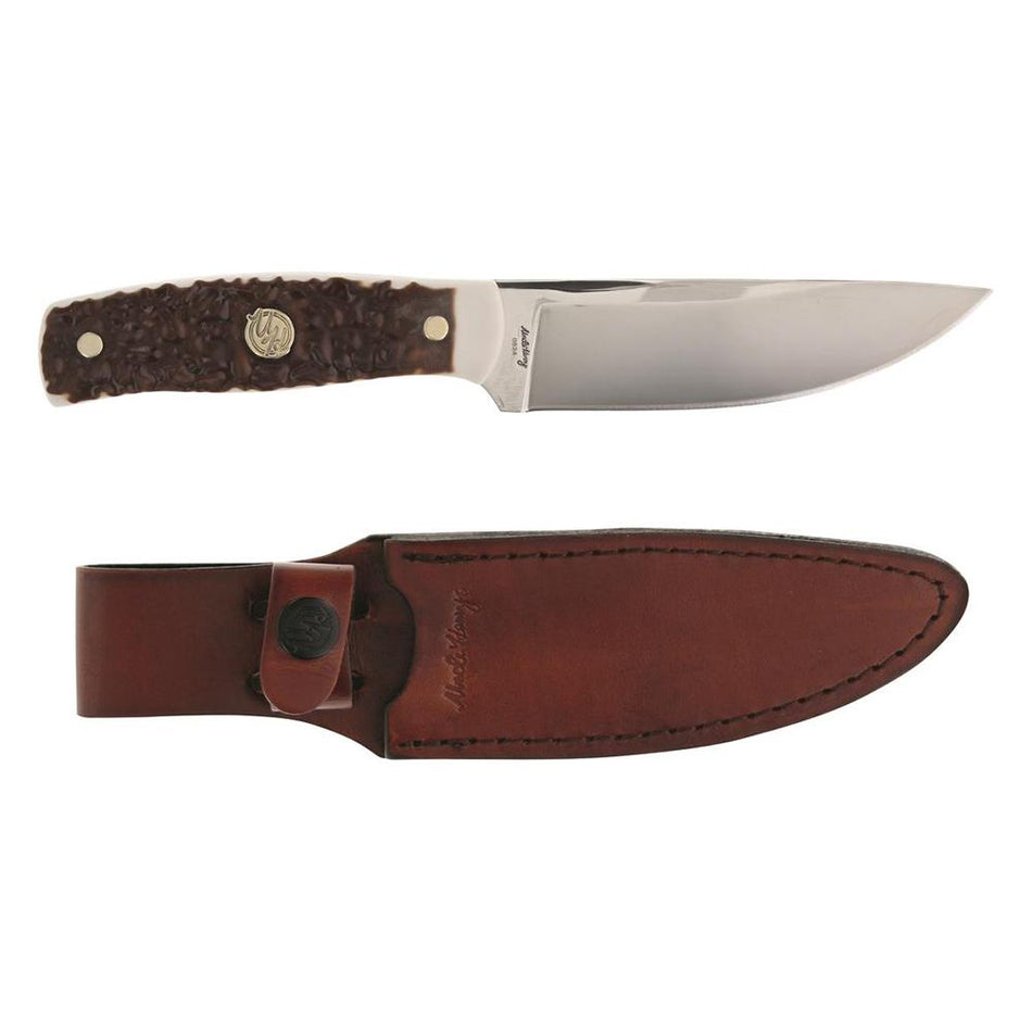 Uncle Henry 191UH Next Gen Fixed Knife 4-3/5" Bowie Blade Staglon