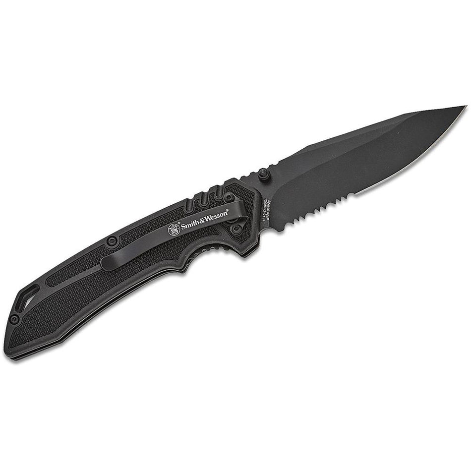 Smith & Wesson Special Ops 3.5" Clip Point Folding Knife Black