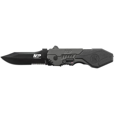 Smith & Wesson M&P Assisted Opening Folding Knife Clip Point 3-3/5" Black