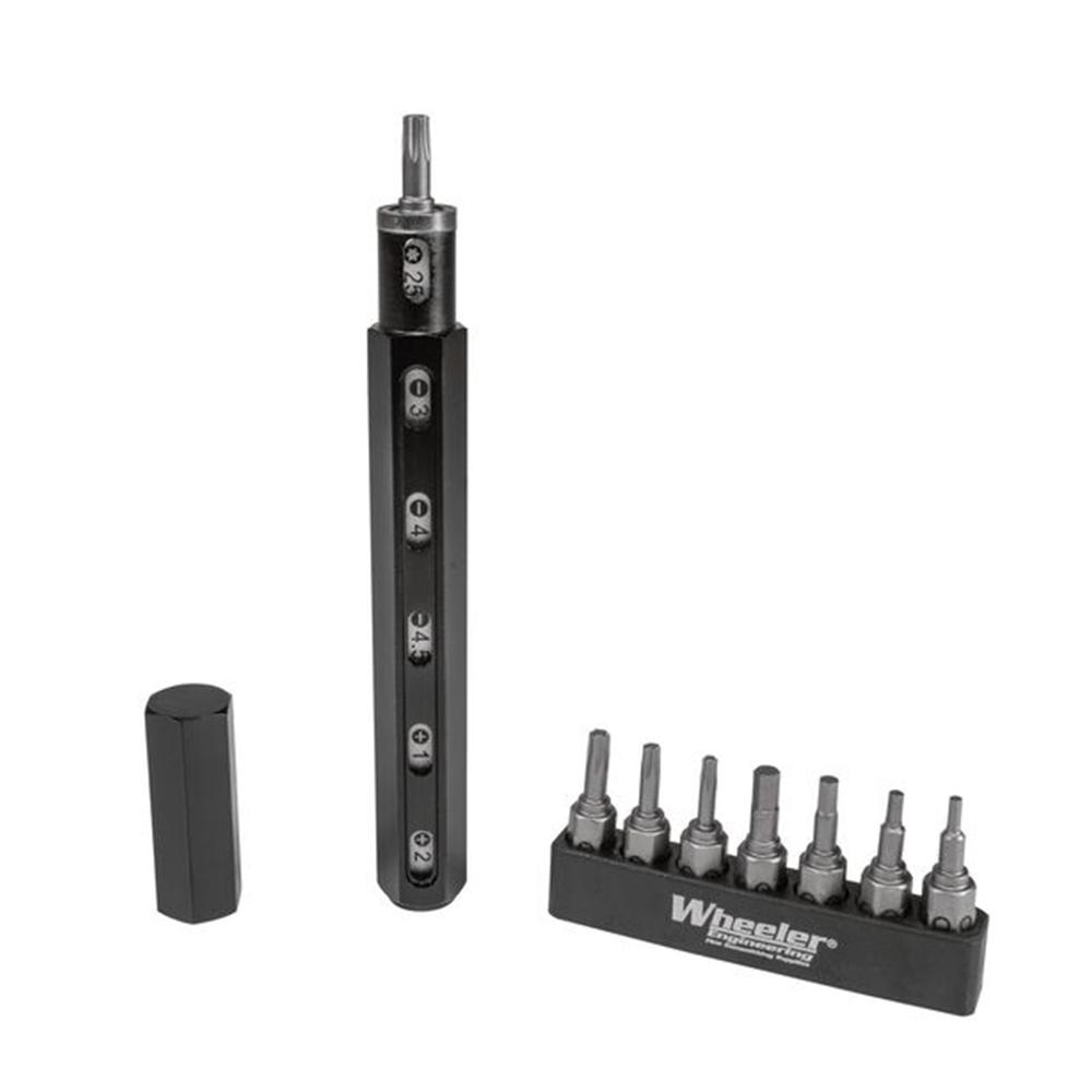 Wheeler Aluminum Handle Multi-Driver Tool Pen with Bit Holder