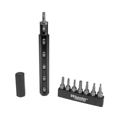 Wheeler Aluminum Handle Multi-Driver Tool Pen with Bit Holder