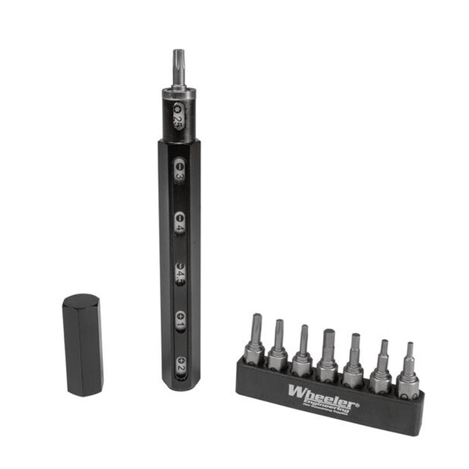 Wheeler Aluminum Handle Multi-Driver Tool Pen with Bit Holder
