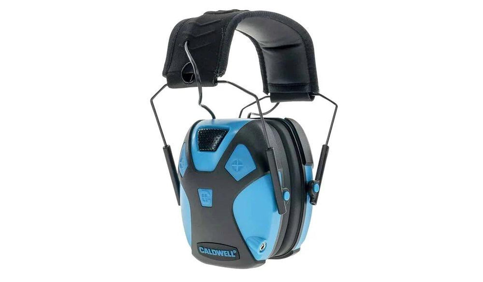 Caldwell E-Max Pro Small Electronic Hearing Protection Neon Blue 23dB