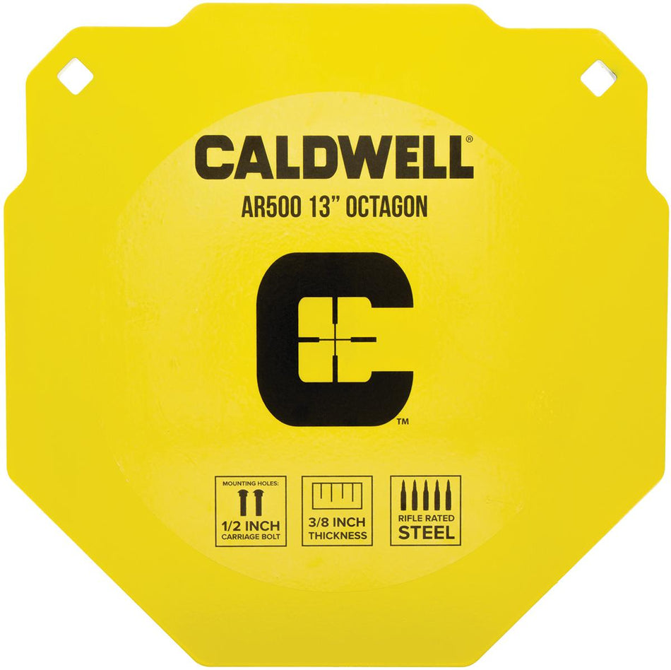 Caldwell AR500 Hardened Steel 13 Inch Octagon Target