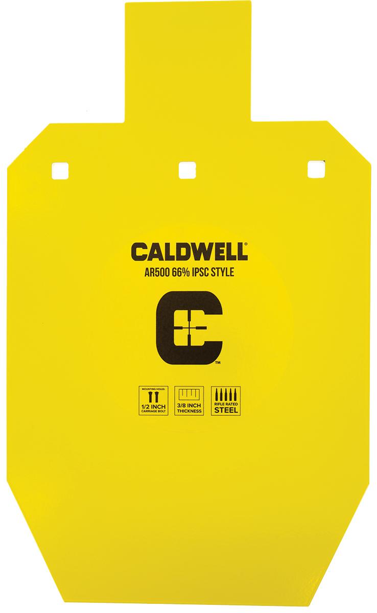 Caldwell AR500 IPSC Steel Target 66% Scale Bright Visible Finish