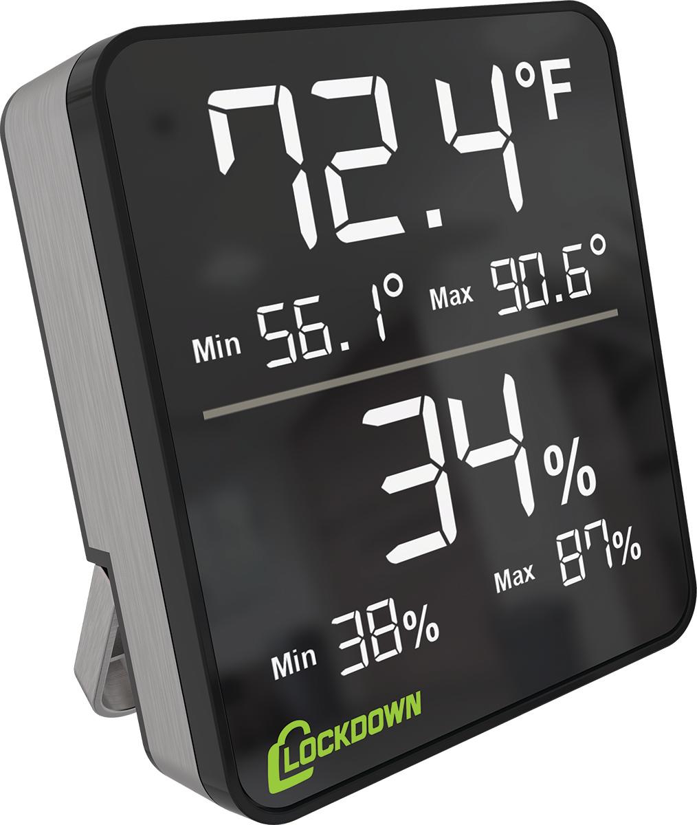 Lockdown Digital Safe Hygrometer