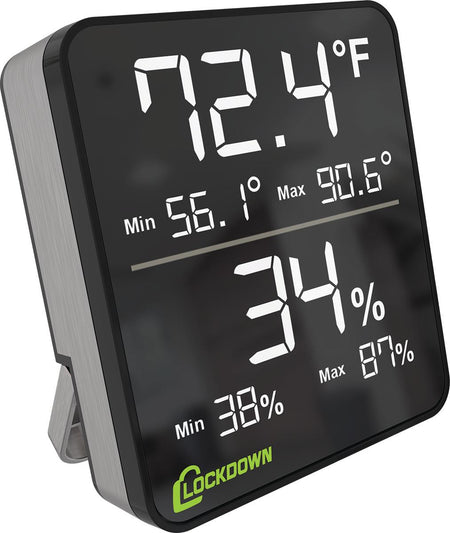 Lockdown Digital Safe Hygrometer