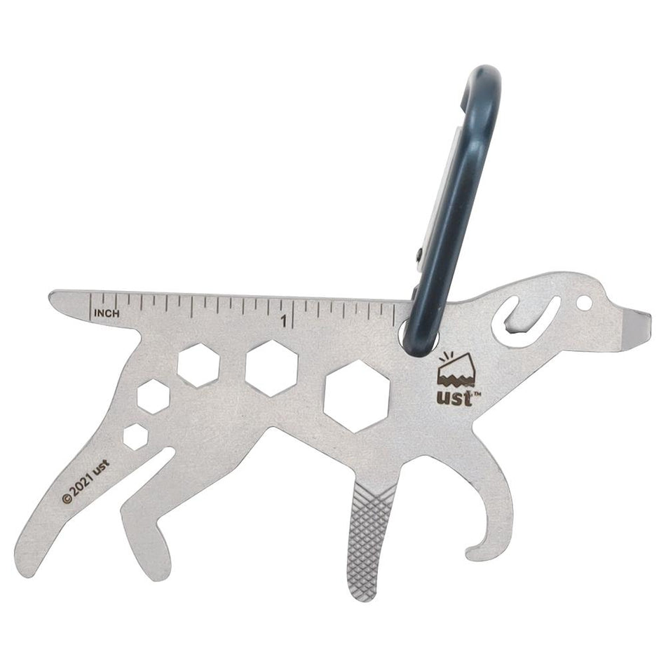 UST Micro Dog Pocket-Size Stainless Steel Multi-Tool with Carabiner