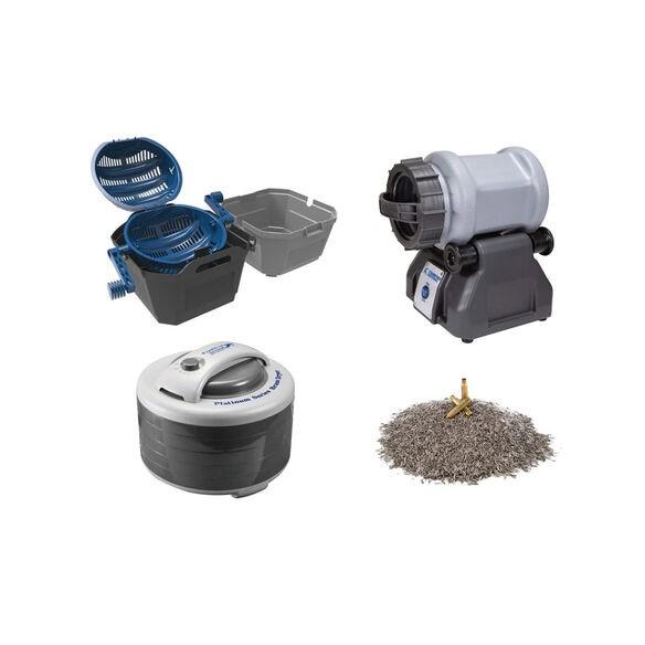 Frankford Arsenal Rotary Tumbler Lite Pro Kit with Media Separator and Brass Dryer