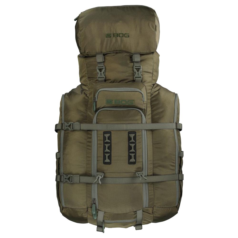 BOG Inception Backpack Frame and Helix 6000 Cubic Inch Bivy Bag Olive Drab Green
